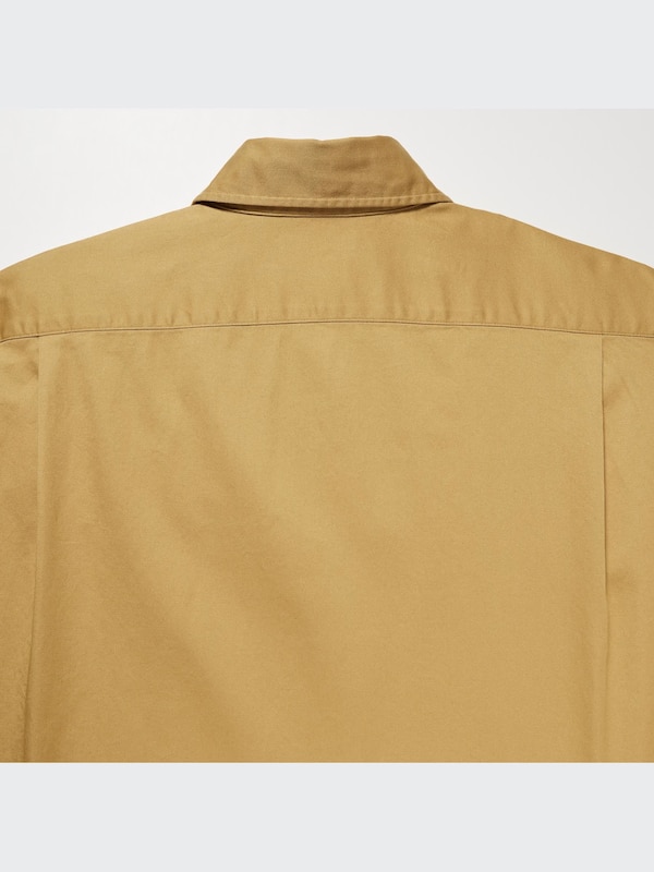 U Long-Sleeve Shirt Dress