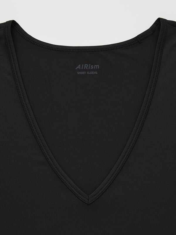AIRism V-Neck Short-Sleeve T-Shirt