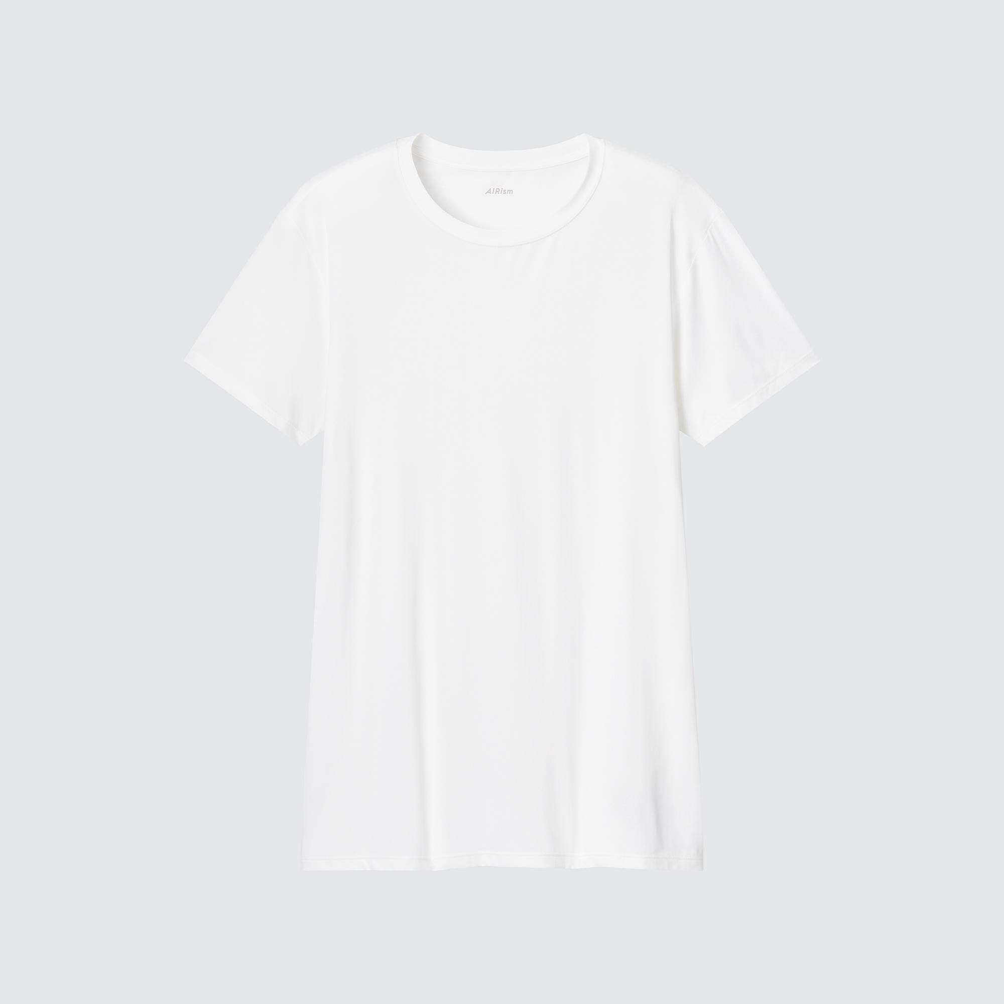 UNIQLO AIRism Cotton Crew Neck TShirt StyleHint