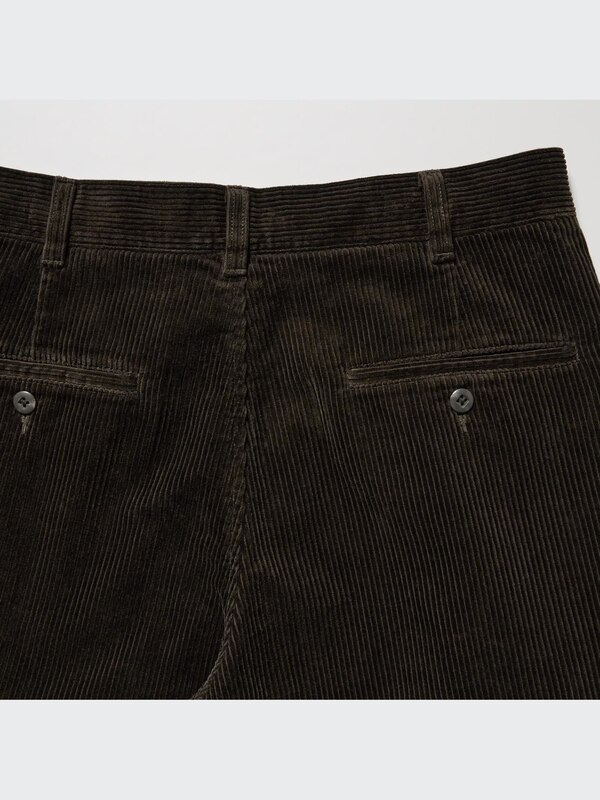 U Corduroy Wide-Fit Work Pants