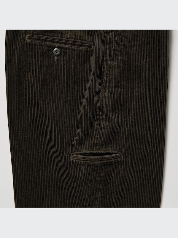 U Corduroy Wide-Fit Work Pants