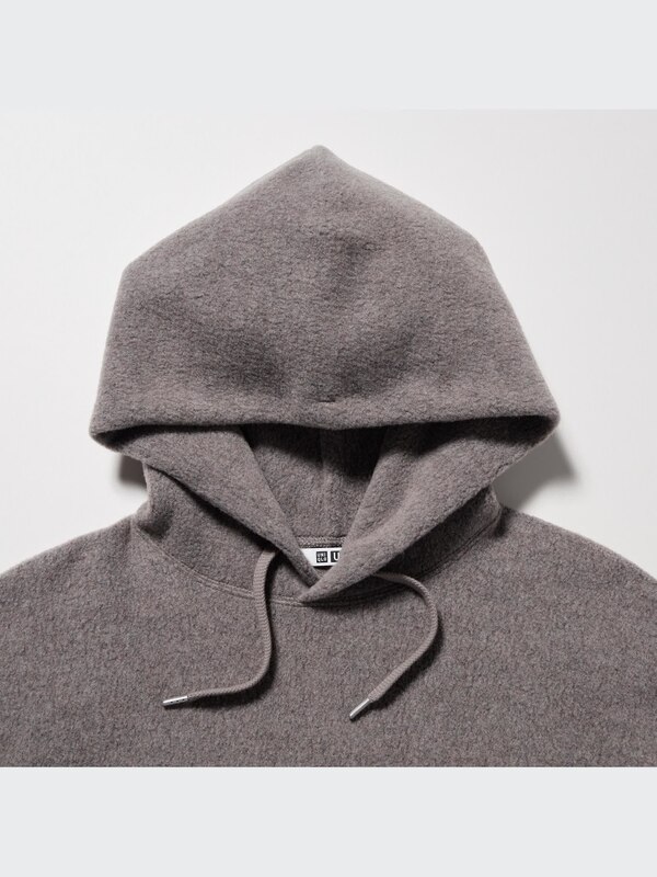 U Wide Fitted Fleece Pullover Hoodie