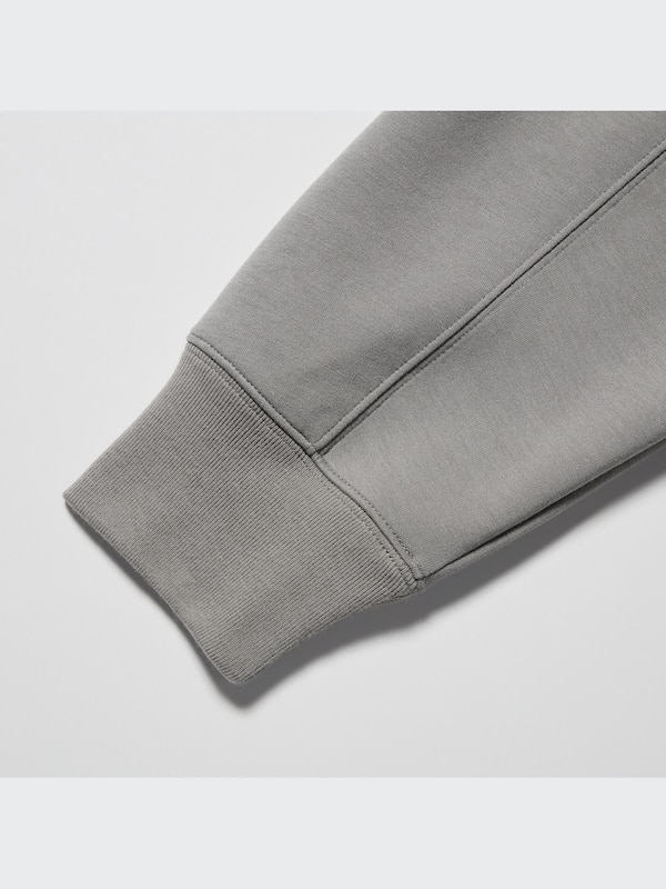 Dry Sweat Cropped Full-Zip Long-Sleeve Hoodie