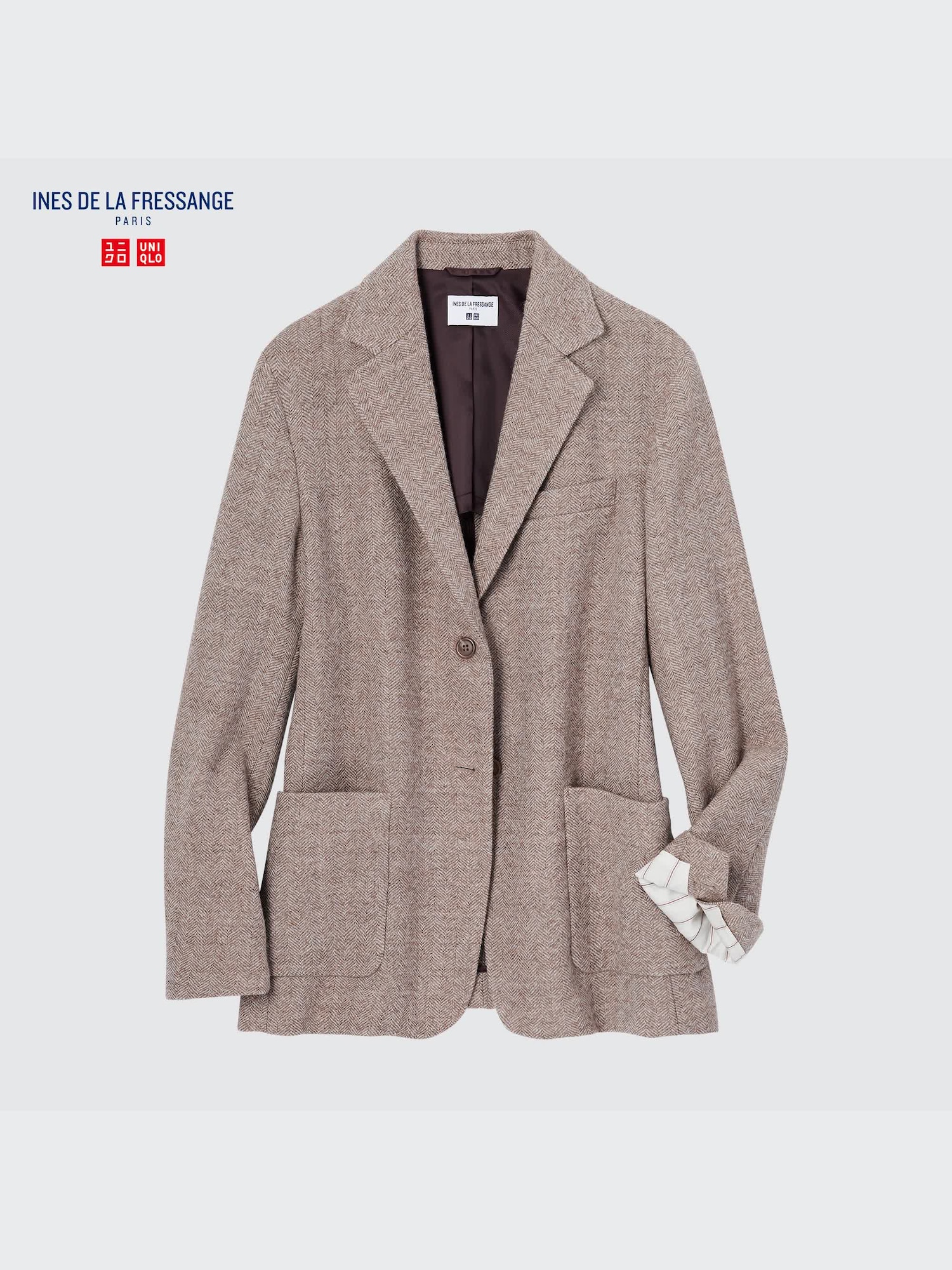 INES DE LA FRESSANGE TWEED JACKET