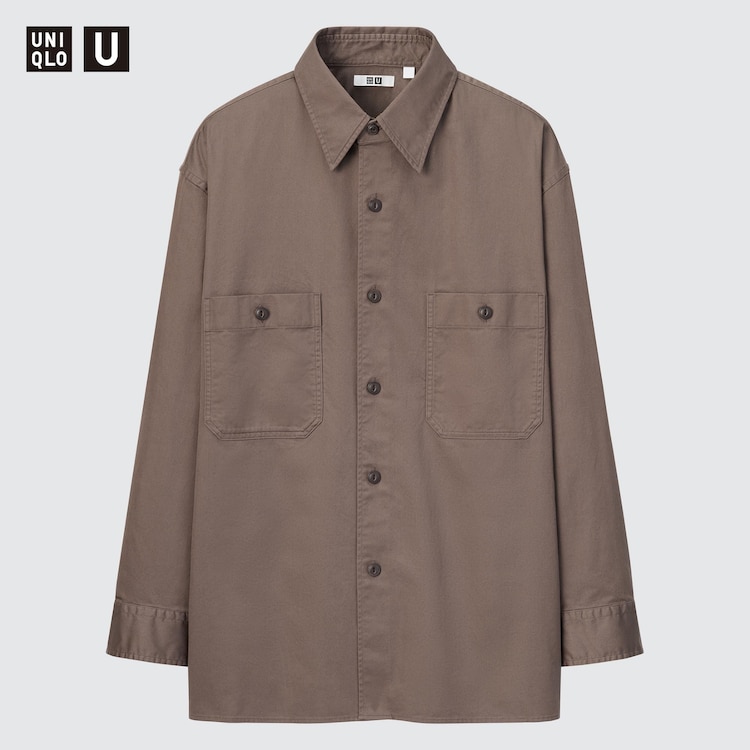 U Oversized Work Long-Sleeve Shirt