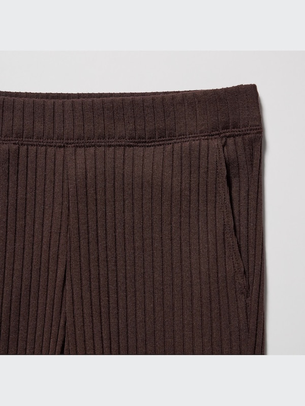 Ribbed Flared Leggings Pants