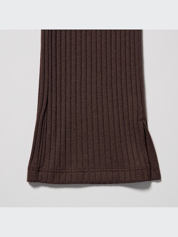 Ribbed Flared Leggings Pants