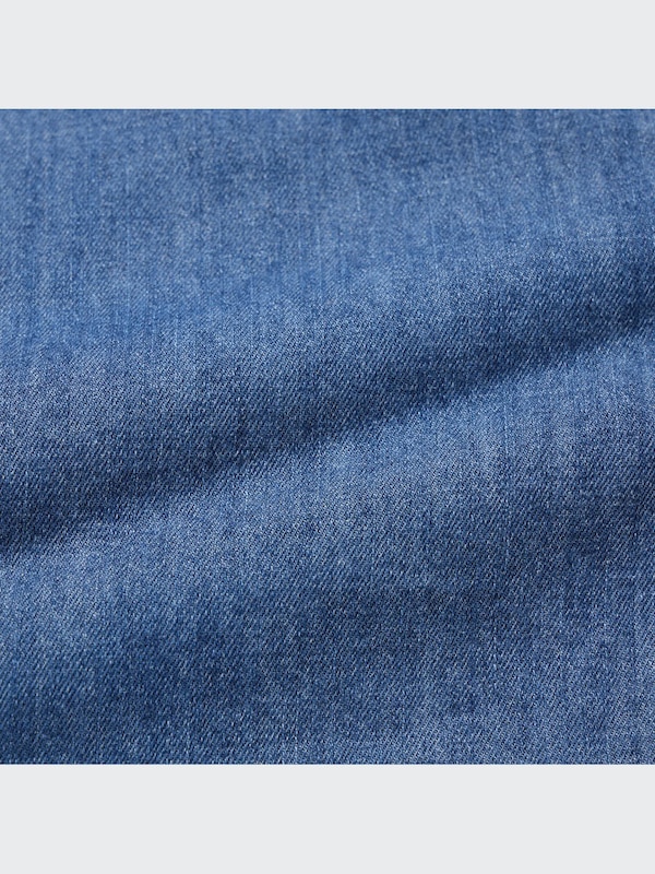 CHEMISE EN DENIM MANCHES LONGUES