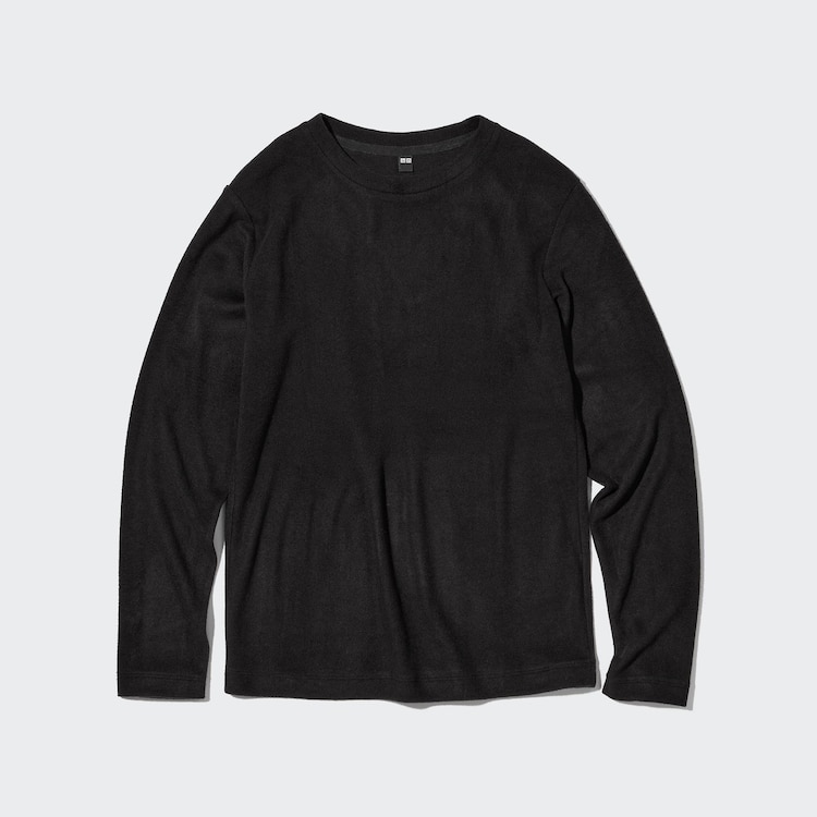 HEATTECH Fleece Crew Neck Long-Sleeve T-Shirt | UNIQLO US