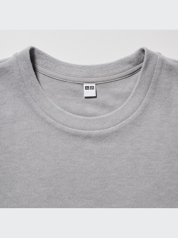 HEATTECH Fleece Crew Neck Long-Sleeve T-Shirt