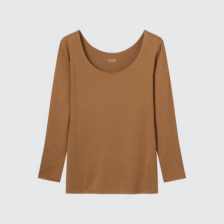 HEATTECH Scoop Neck Long Sleeved Thermal Top