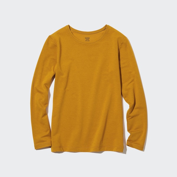 HEATTECH Cotton Crew Neck Long-Sleeve T-Shirt (Extra Warm) (2022 ...