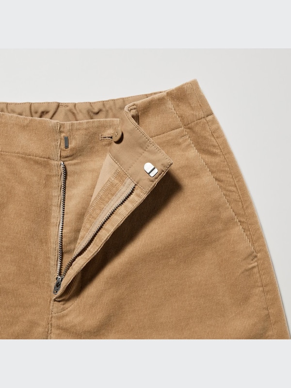 Wide-Fit Corduroy Pants