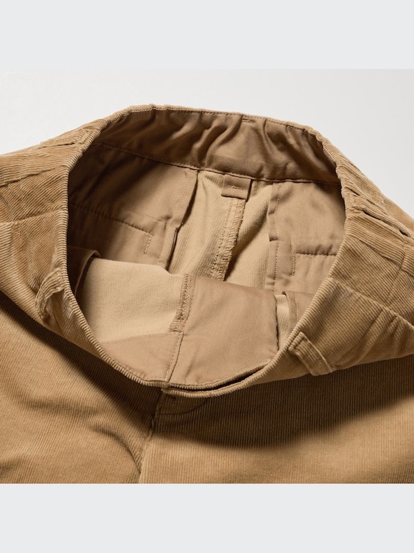 Wide-Fit Corduroy Pants
