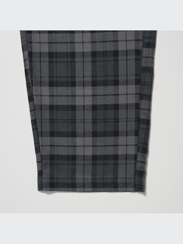 Flannel Long-Sleeve Pajamas (Checked)