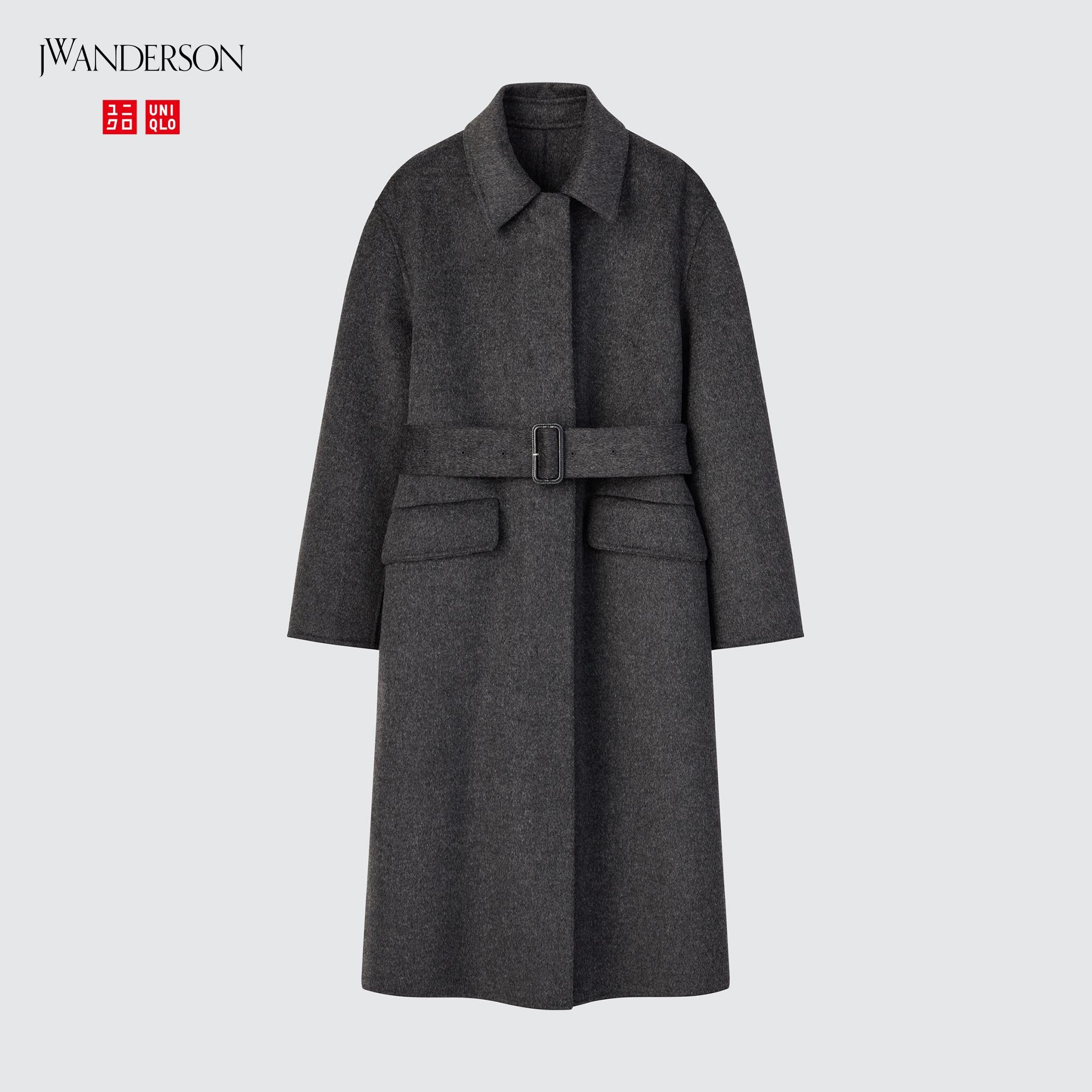 WOMENS JW ANDERSON DOUBLE FACE BELTED COAT  UNIQLO AU