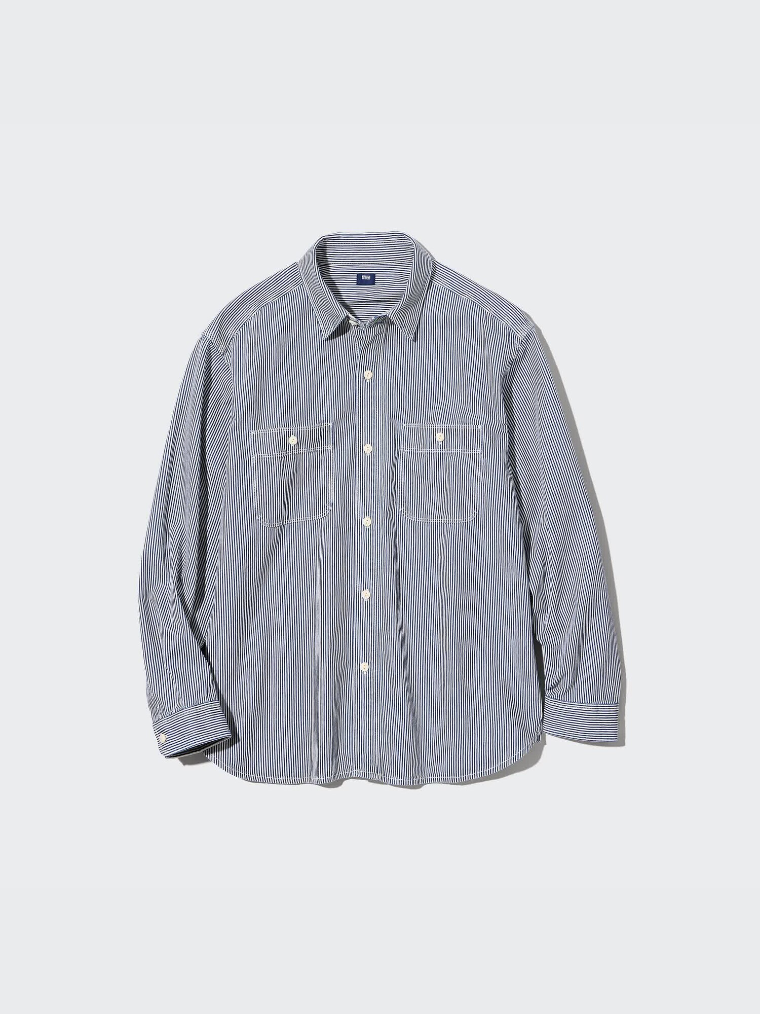 Hickory Work Long-Sleeve Shirt | UNIQLO US