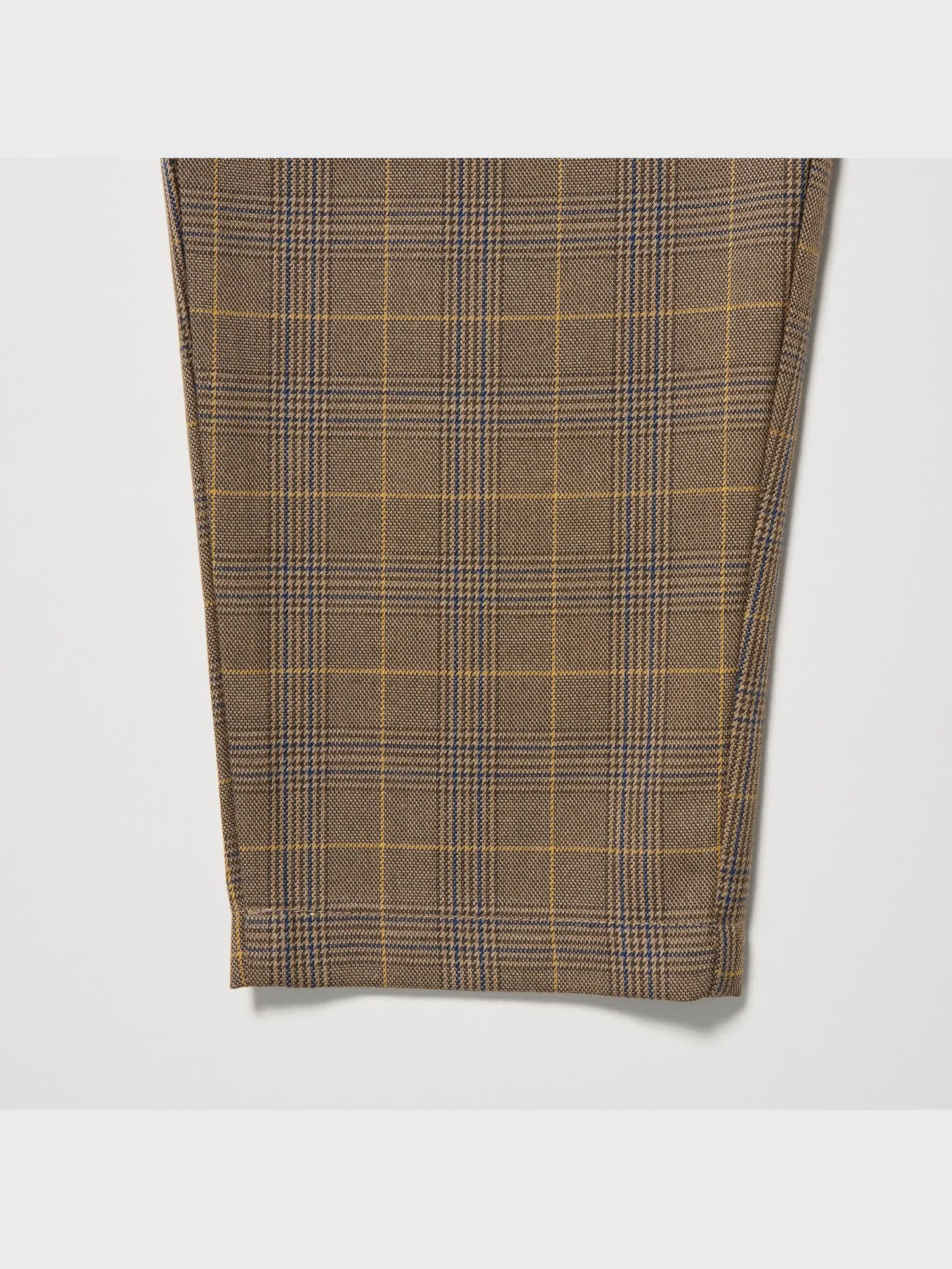 Tuck Wide Tapered Pants (Glen Plaid) | UNIQLO US