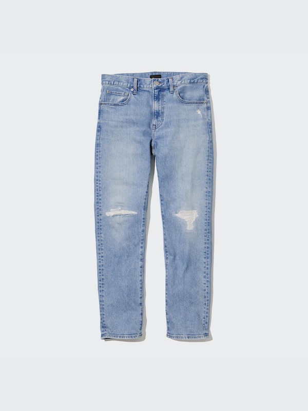 Distressed Slim-Fit Jeans