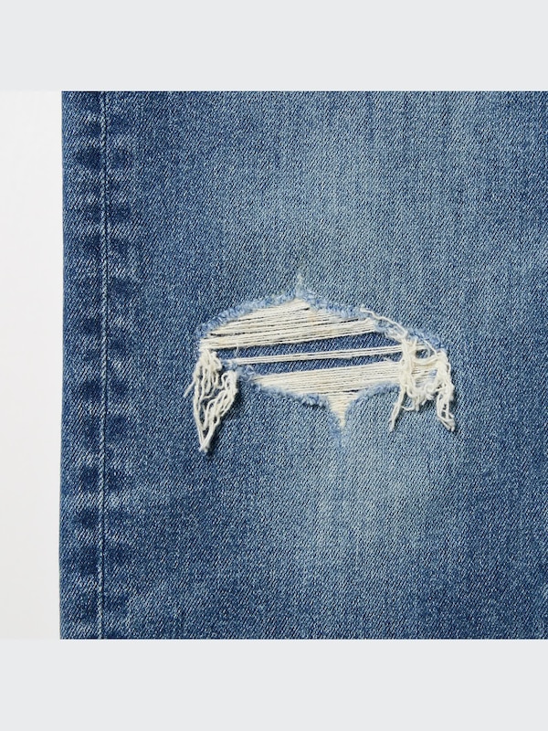 Distressed Slim-Fit Jeans