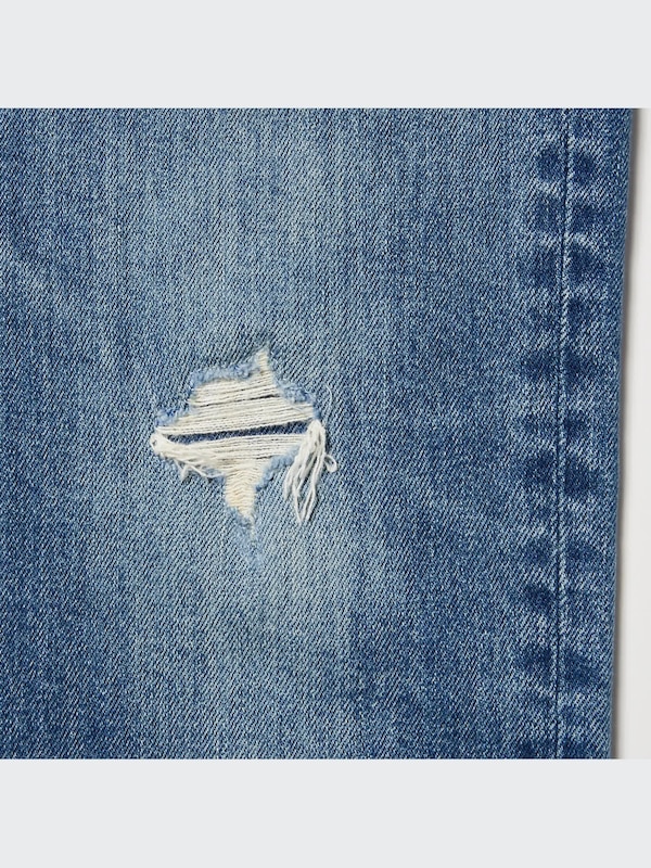 Distressed Slim-Fit Jeans