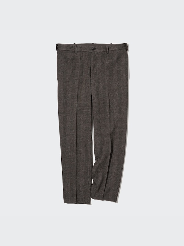Smart Ankle Pants (2-Way Stretch Glen-Check)