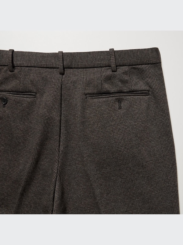Smart Ankle Pants (2-Way Stretch Glen-Check)