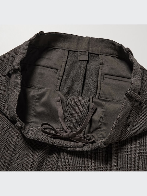Smart Ankle Pants (2-Way Stretch Glen-Check)