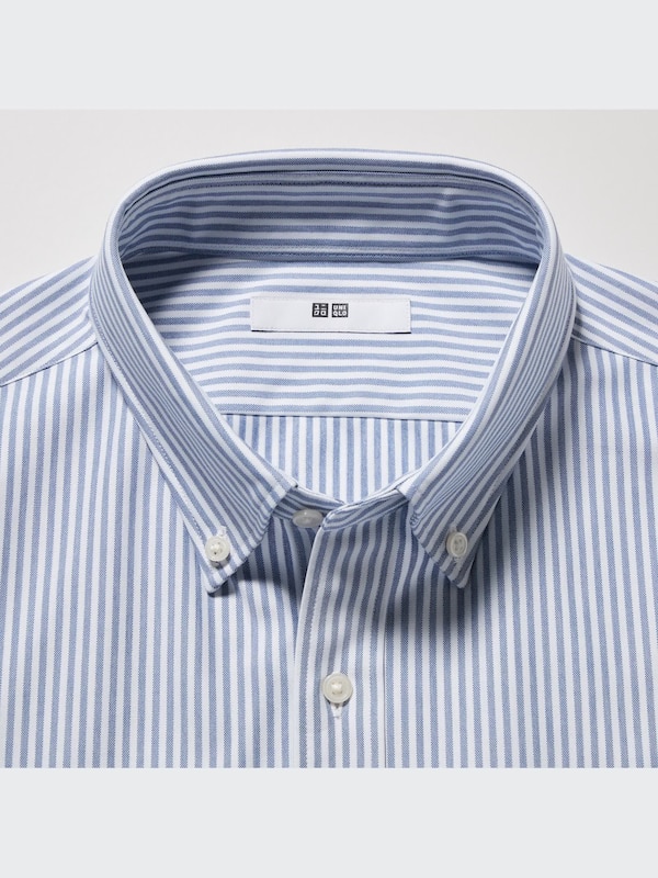 Non-Iron Jersey Striped Long-Sleeve Shirt