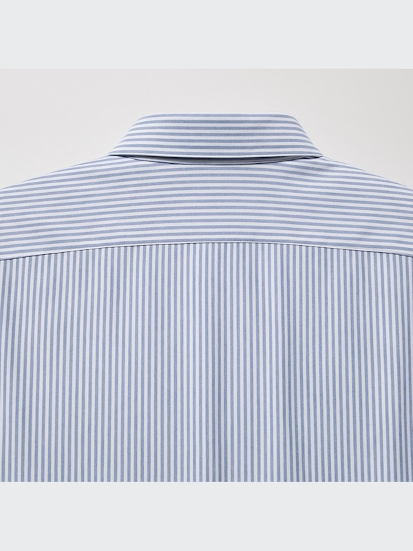 Non-Iron Jersey Striped Long-Sleeve Shirt