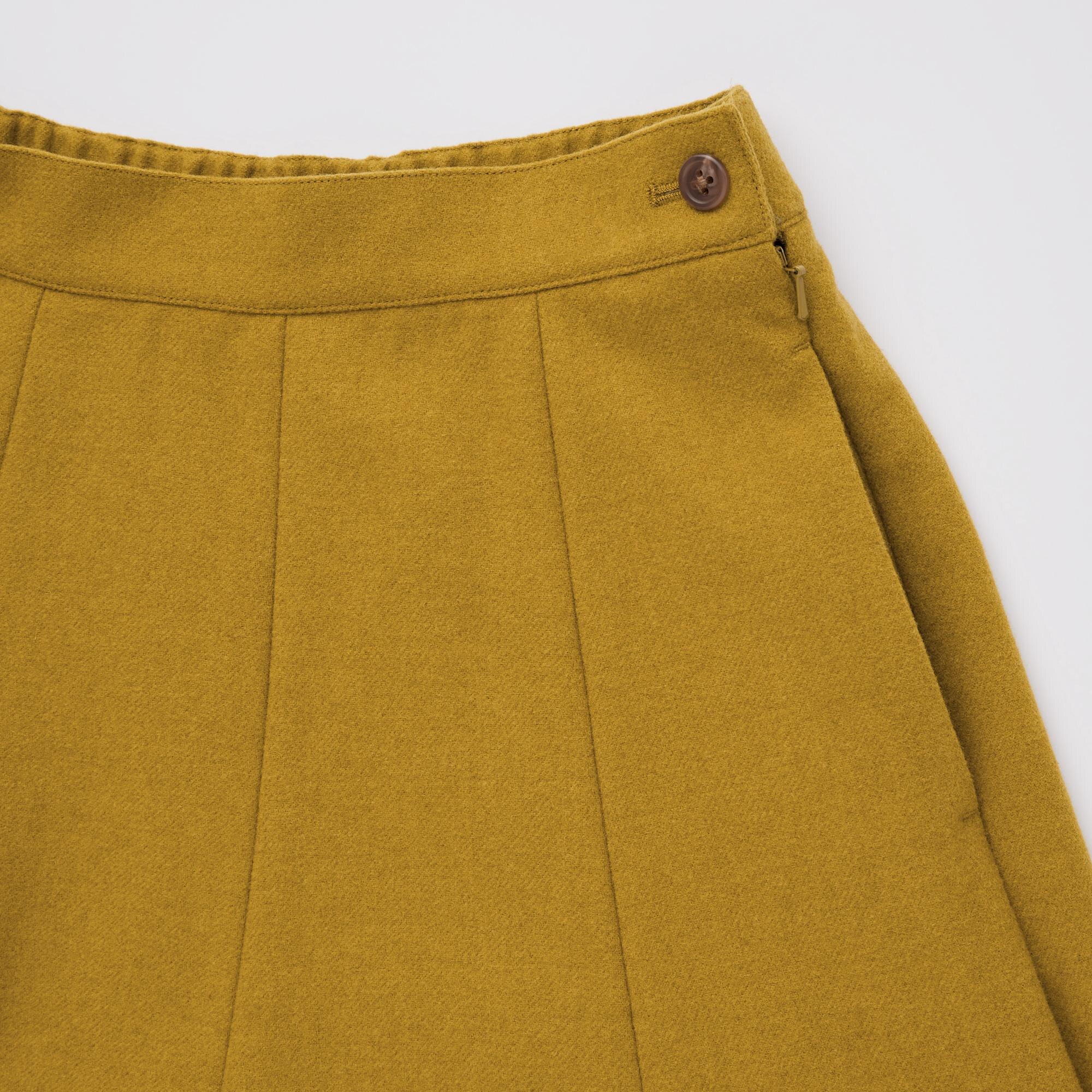 WOMEN'S INES DE LA FRESSANGE WOOL BLEND FLARED SKIRT | UNIQLO CA