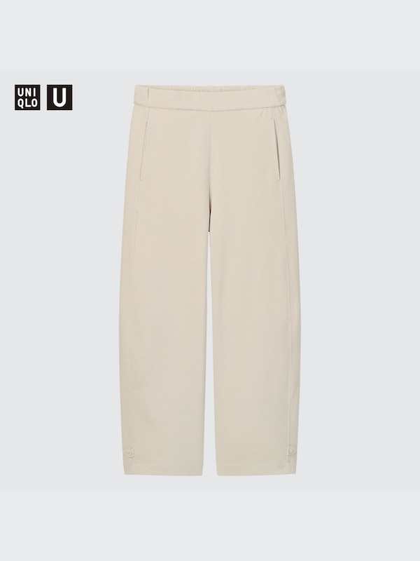 U Jersey Curved Gaucho Pants