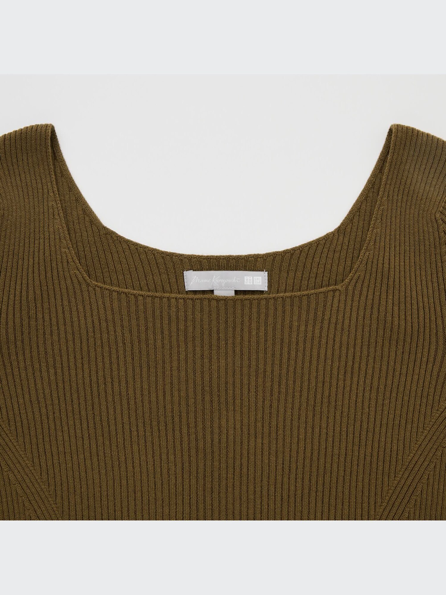新品mame Ribbed Knit Top