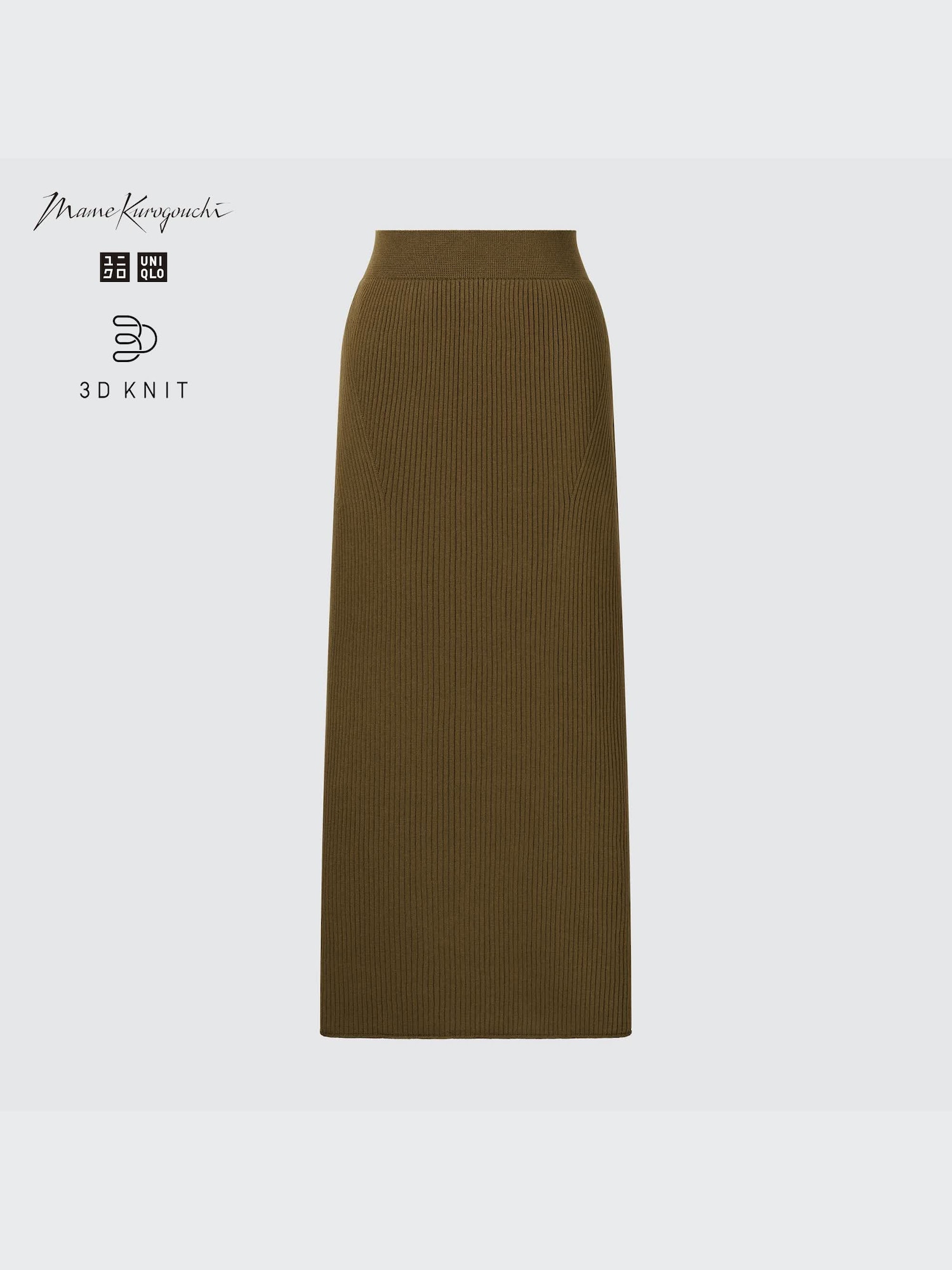 3D Knit Ribbed Long Skirt (Mame Kurogouchi) | UNIQLO US