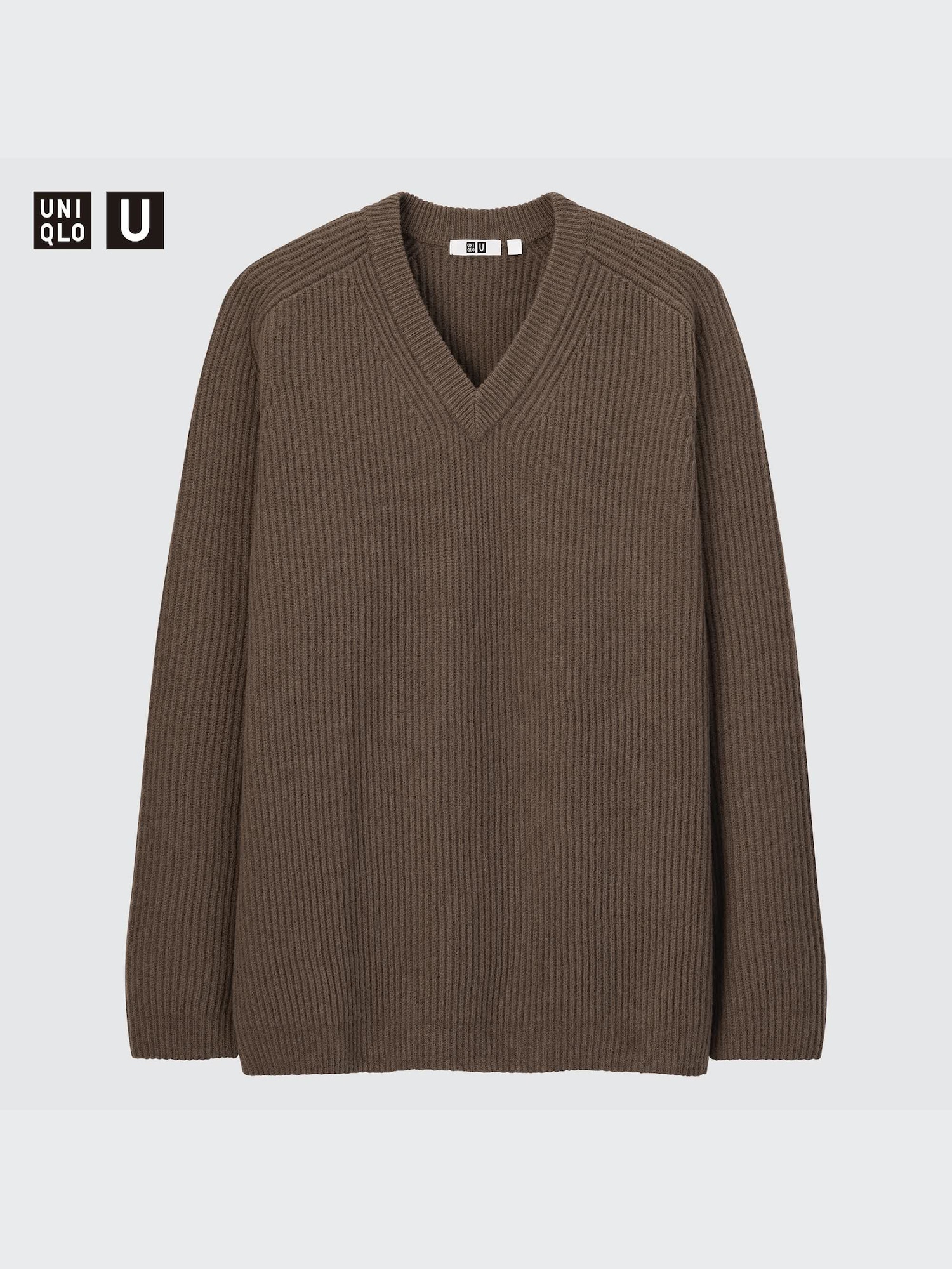 Ready go to ... https://www.uniqlo.com/us/en/products/E452649-000/00?colorDisplayCode=30u0026sizeDisplayCode=003 [ U Premium Lambswool Ribbed V-Neck Sweater | UNIQLO US]