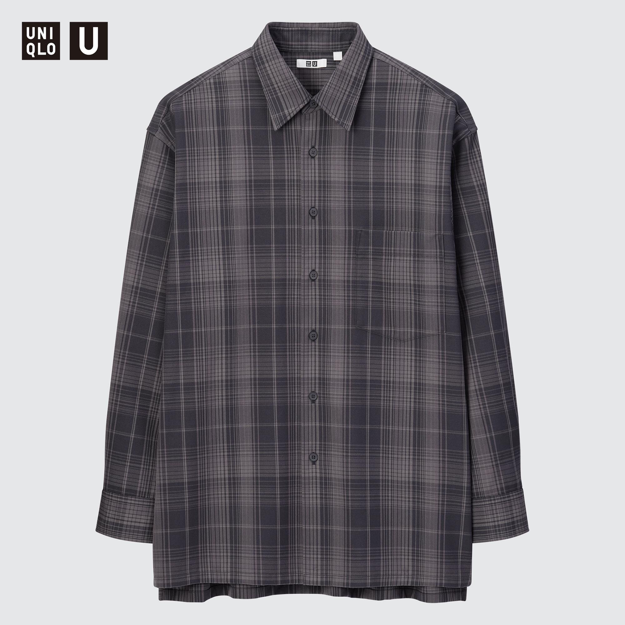 CHEMISE CARREAUX SURDIMENSIONN EN FLANELLE UNIQLO U