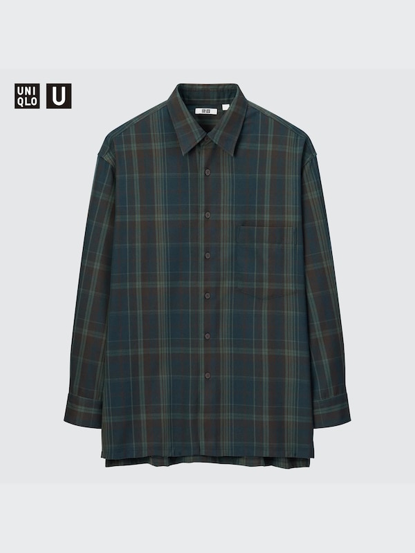U Flannel Oversized Checked Shirt