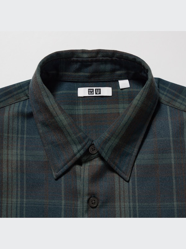 U Flannel Oversized Checked Shirt