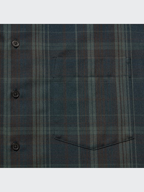 U Flannel Oversized Checked Shirt