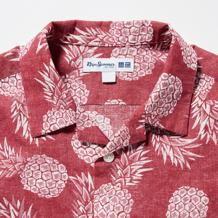 Open Collar Printed Short-Sleeve Shirt (Reyn Spooner)