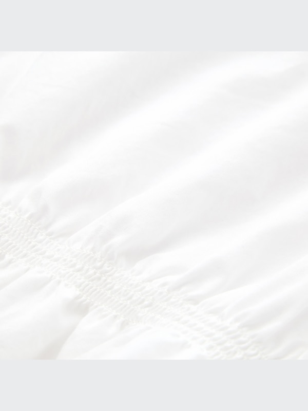 Puff-Sleeve Cropped Blouse