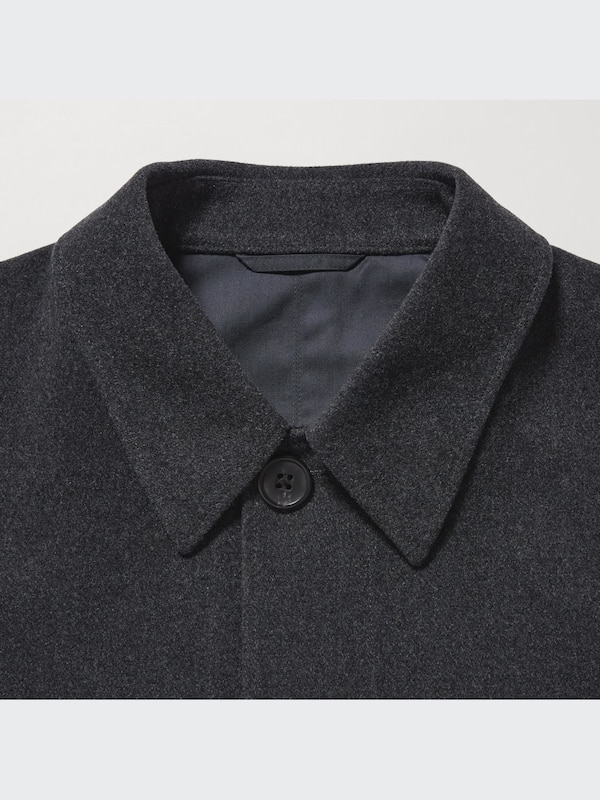 UNIQLO U WOOL BLENDED SHIRT JACKET