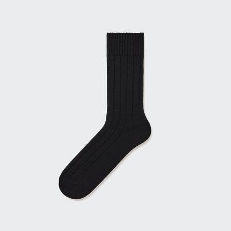 Men Wide Ribbed Socks