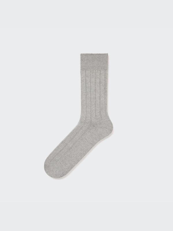 Wide-Ribbed Socks