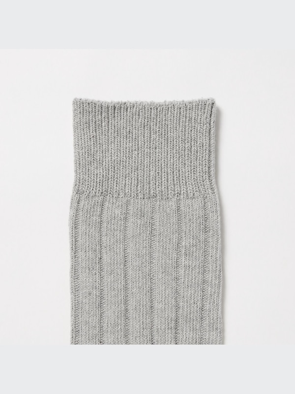 Wide-Ribbed Socks