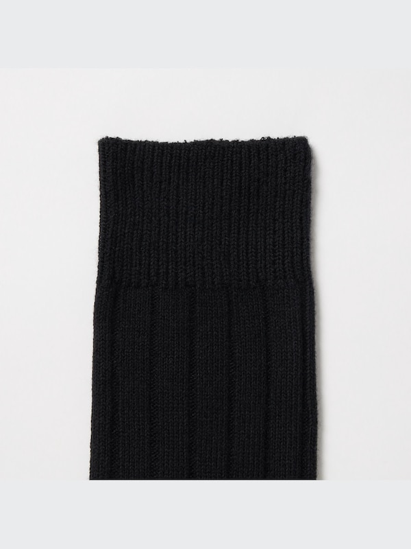 Wide-Ribbed Socks