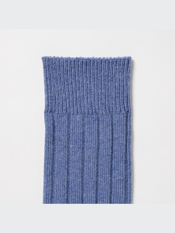 Wide-Ribbed Socks