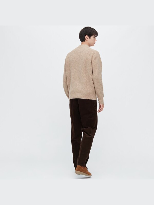 SOUFFLÉ YARN MOCK NECK SWEATER