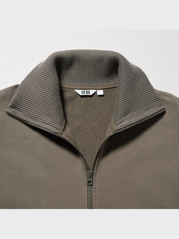 U Pile Lined Sweat Track Jacket