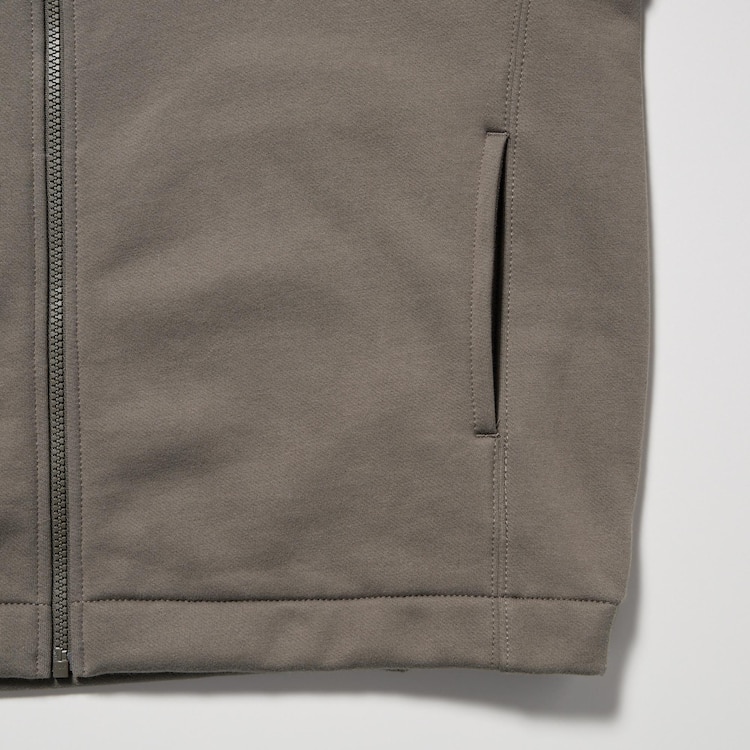 Track Jacket Khaki Cotton Knit and Cashmere